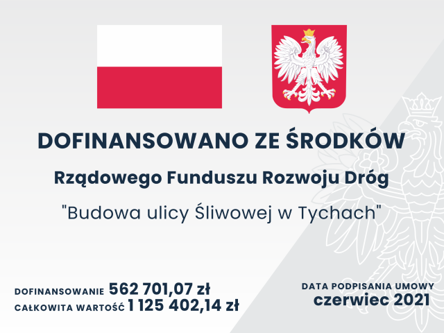 Projekt dofinansowany z Rządowego Funduszu Rozwoju Dróg